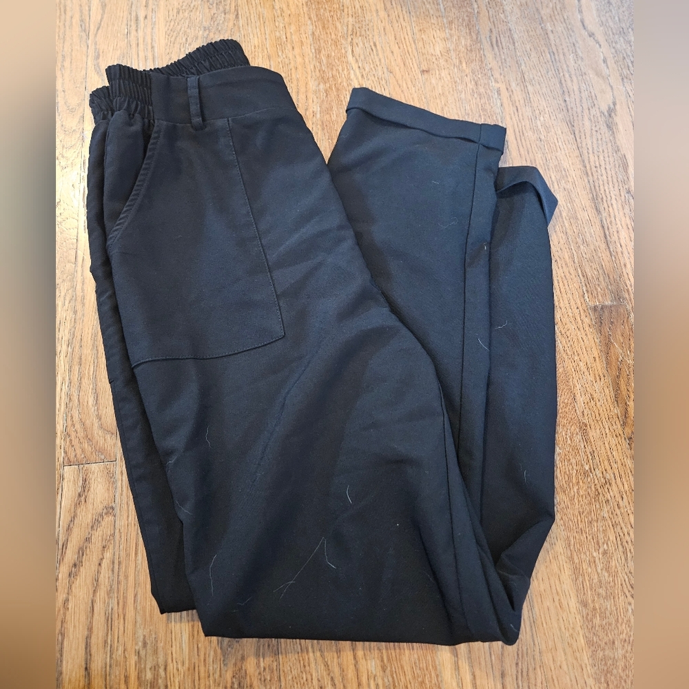 Grace Karin Black Straight Leg Dress Pant